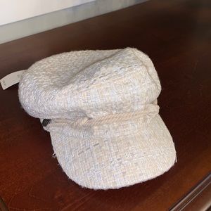 Anthropologie Tweed Cabbie Hat